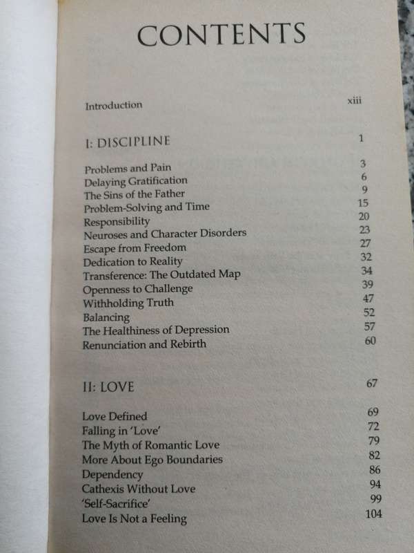 THE ROAD LESS TRAVELLED M SCOTT PECK