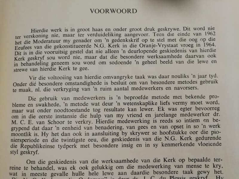 Die NEDERDUITSE GEREFORMEERDE KERK in die ORANJE VRYSTAAT Prof Dr J J OBERHOLSTER  ( NG KERK