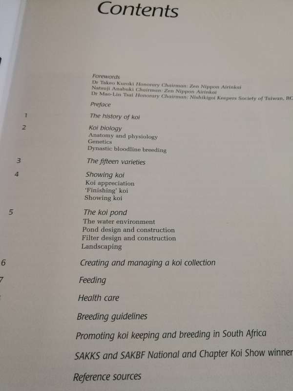 2 BOOKS KOI KEEPING IN SOUTH AFRICA LIVING JEWELS PLUS THE INTERPET ENCYCLOPEDIA OF KOI Fish