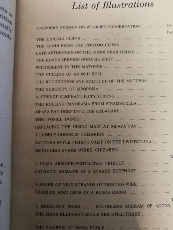 WILD PLACES of ZIMBABWE DICK PITMAN  ( the Matopos Wankie a travellogue on major wildlife areas )