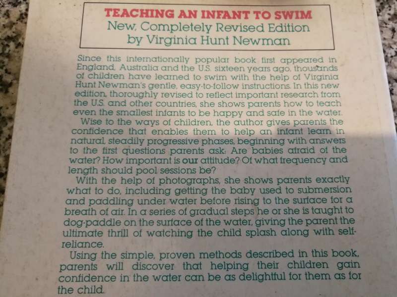 TEACHING AN INFANT TO SWIM VIRGINIA HUNT NEWMAN ( swimming )