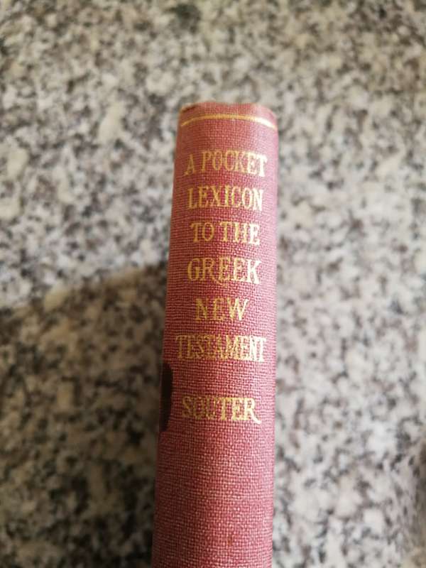 2 books A MANUAL GREEK LEXICON OF THE NEW TESTAMENT  G ABBOTT SMITH  plus another similar book