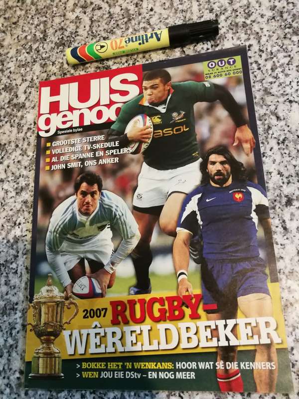 HUISGENOOT 2007 RUGBY WERELDBEKER