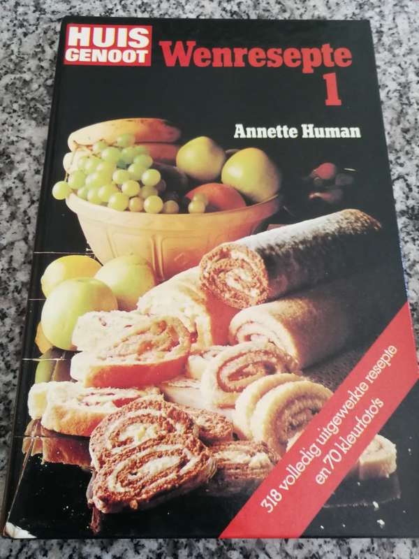 WENRESEPTE 1 2 AND 3 ANNETTE HUMAN 3 BOEKE HUISGENOOT KOOKBOEKE KOOKKUNS