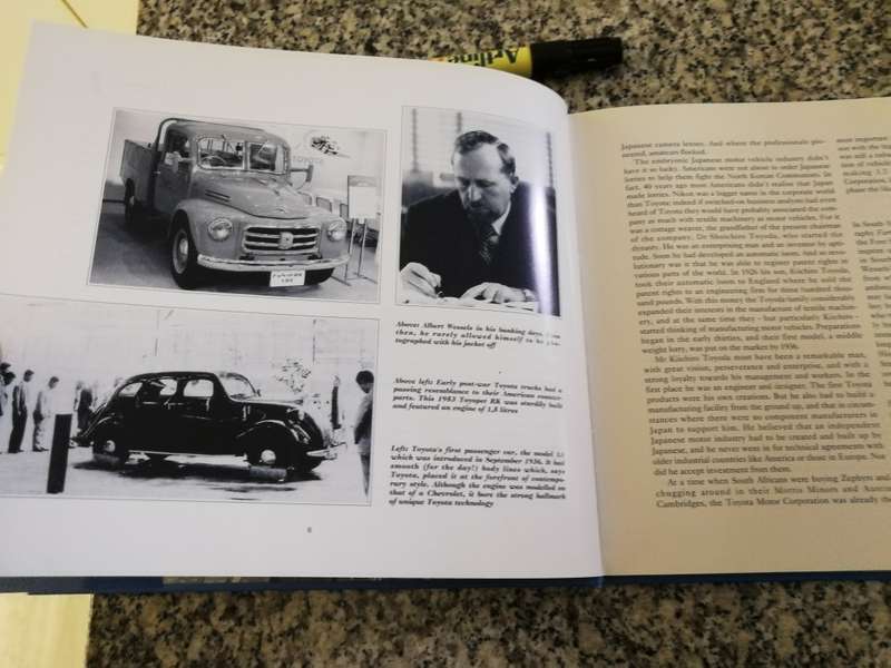 NEVER SAY GOODBYE The Story of TOYOTA S A HARVEY THOMAS 1993 ( incl history from 1961 motor cars