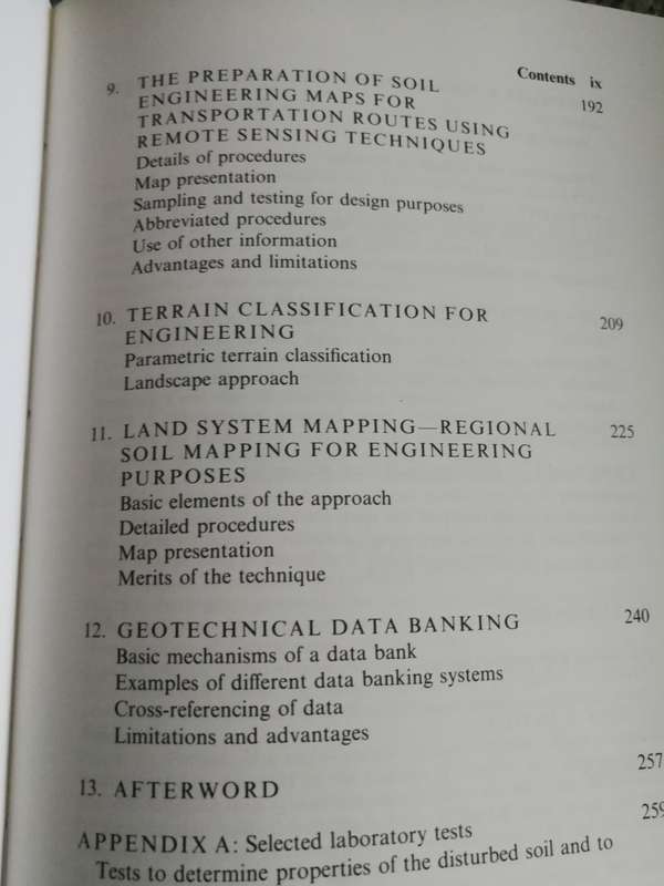 SOIL SURVEY FOR ENGINEERING A B A BRINK T C PARTRIDGE and A A B WILLIAMS Monographs on Soil & Resour