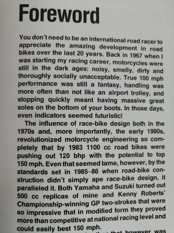 FAST BIKES THE NEW GENERATION COLLIN SCHILLER Fwd. Barry Sheene ( Motorcycles  motor bikes