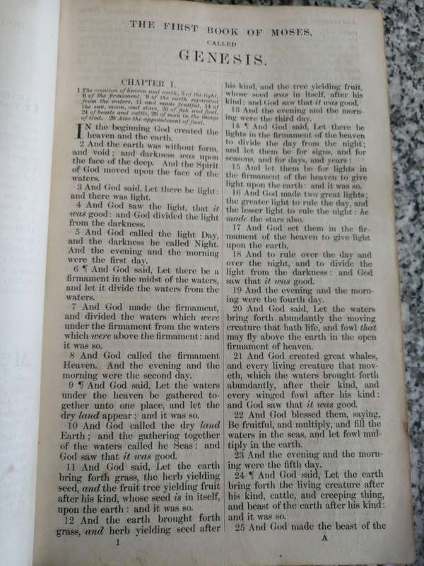 THE HOLY BIBLE containing OLD and NEW TESTAMENTS APPOINTED TO BE READ IN CHURCHES 1898
