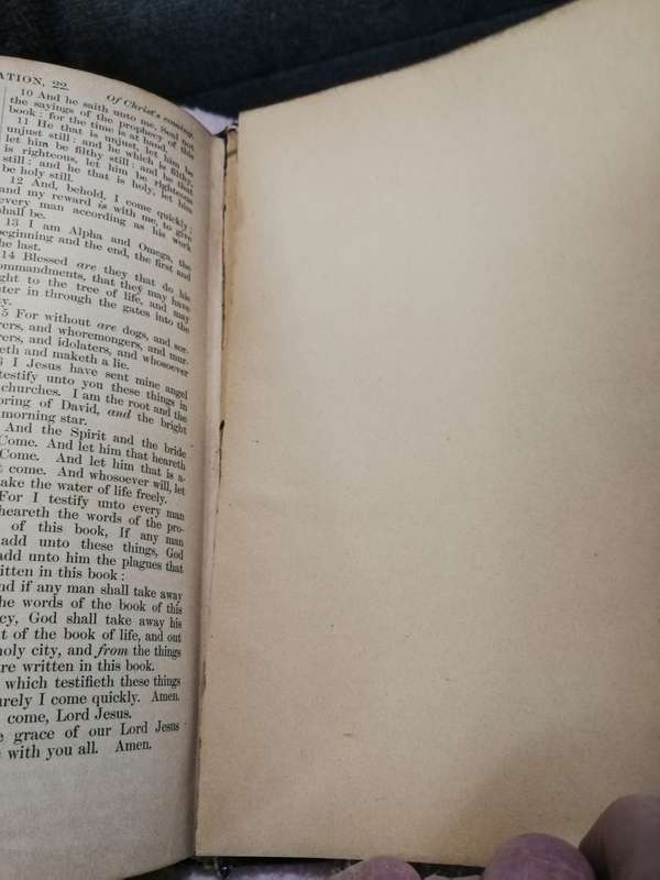 THE HOLY BIBLE containing OLD and NEW TESTAMENTS APPOINTED TO BE READ IN CHURCHES 1898