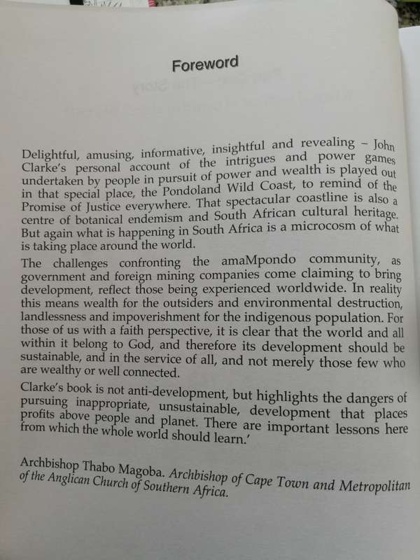 THE PROMISE OF JUSTICE JOHN GI CLARKE Struggle to Save MPONDO  Unjust Developments Transkei
