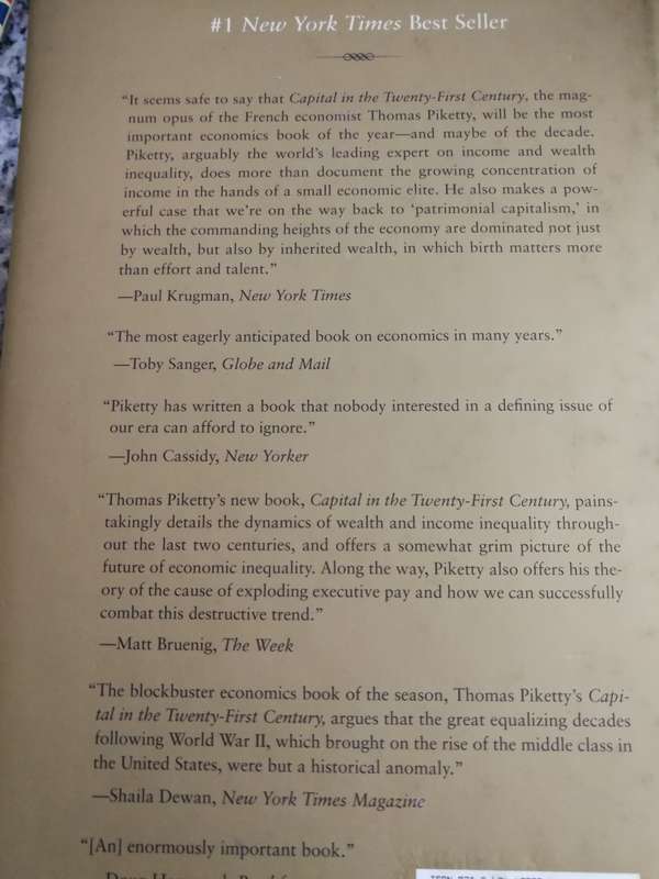 CAPITAL IN THE TWENTY FIRST CENTURY THOMAS PIKETTY ( economics )