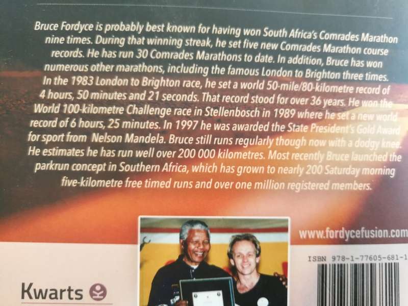 SIGNED BRUCE FORDYCE  WINGED MESSENGER Running your first Comrades  Marathon   ( Marathon running  )