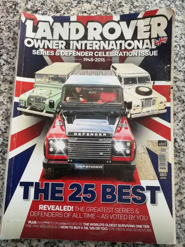 Bundle of 4 LAND ROVER Owner International  Magazines Land Rover Aug. Nov. 2013 Jan. & Apr. 2016