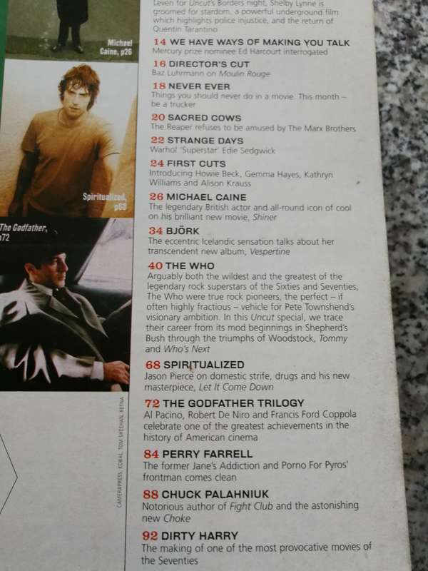 UNCUT  OCTOBER 2001 Magazine includes THE WHO The Inside Story