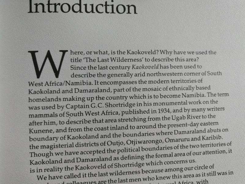 Clive Walker KAOKOVELD The Last Wilderness ANTHONY HALL MARTIN CLIVE WALKER J du P BOTHMA
