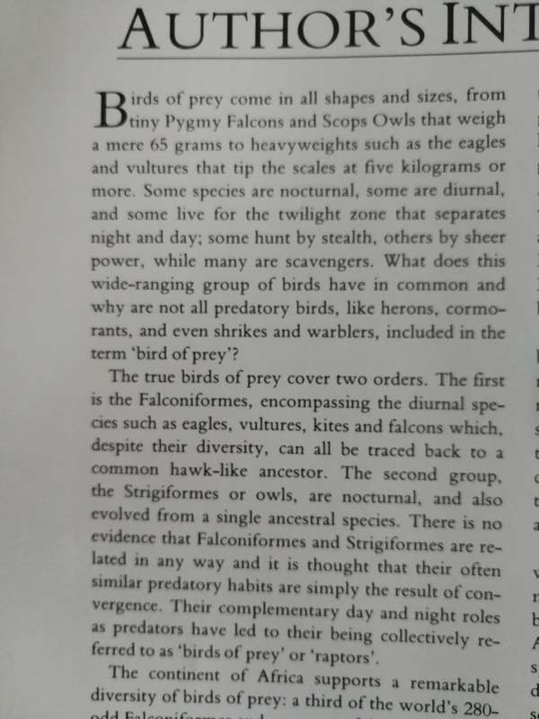 SOUTHERN AFRICAN BIRDS of PREY WARWICK TARBOTON ( Signed )Peter & Beverly Pickford ( Eagles Vultures