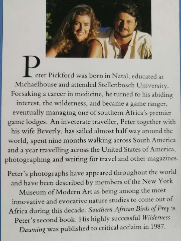 SOUTHERN AFRICAN BIRDS of PREY WARWICK TARBOTON ( Signed )Peter & Beverly Pickford ( Eagles Vultures