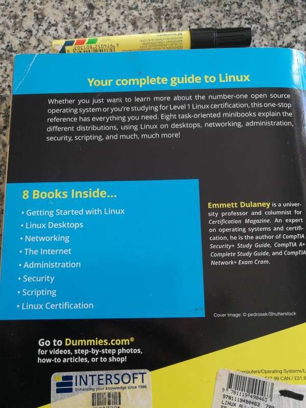 LINUX ALL IN ONE for DUMMIES 8 Books in ONE EMMETT DULANEY 2018