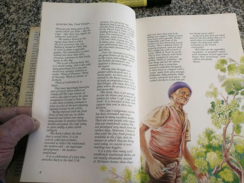 A TABLE AT THE CAPE HELMINE MYBURGH   with Illustrations by ESTHER BOSHOFF cooking recipes