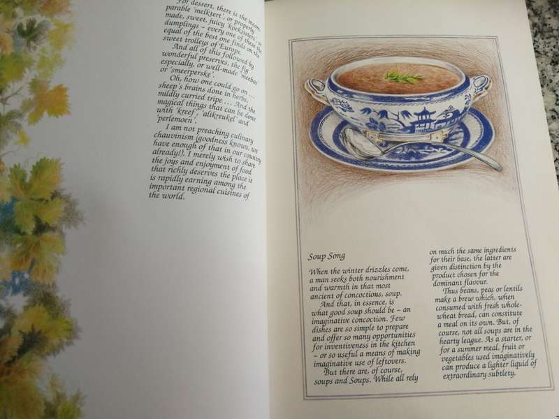 A TABLE AT THE CAPE HELMINE MYBURGH   with Illustrations by ESTHER BOSHOFF cooking recipes
