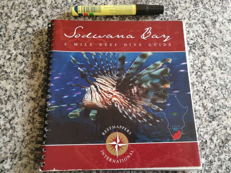 SODWANA BAY 2 MILE REEF DIVE GUIDE REEFMAPPERS INTERNATIONAL ( diving )