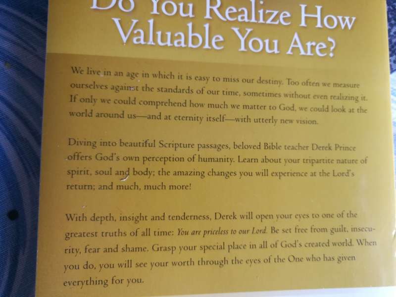 DEREK PRINCE YOU MATTER TO GOD Discovering Your Value & Identity In God's Eyes