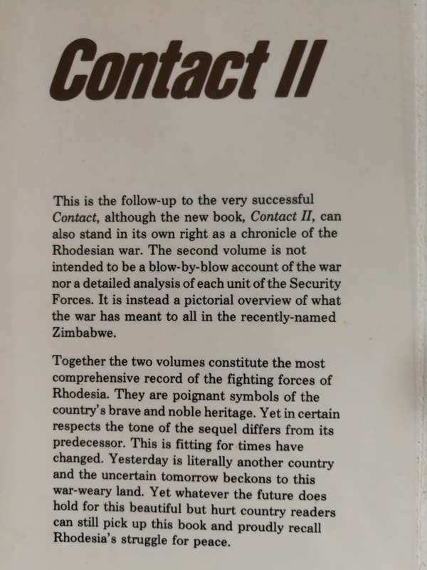 CONTACT II PAUL L MOORCRAFT Struggle for Peace ( Rhodesia at war )