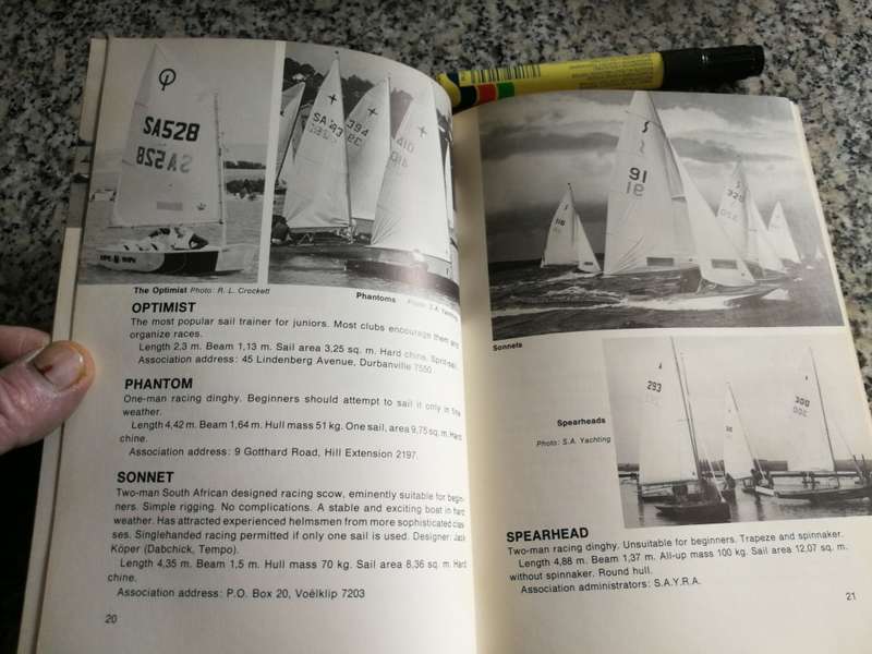 DINGHY SAILING IN SOUTH AFRICA The Basics ROY PREEDY  (  yachting  sailing  boats )