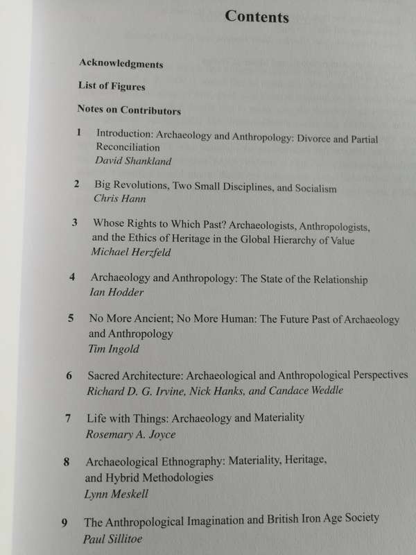 ARCHAEOLOGY AND ANTHROPOLOGY Past Present & Future Editor DAVID SHANKLAND