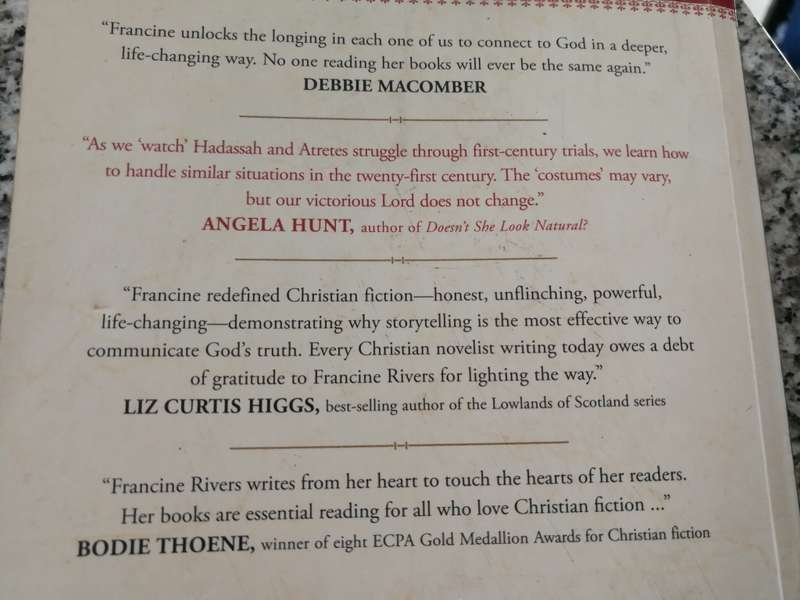3 FRANCINE RIVERS  Books MARK of the LION SERIES  TRILOGY Books 1 2 and 3 ( complete )