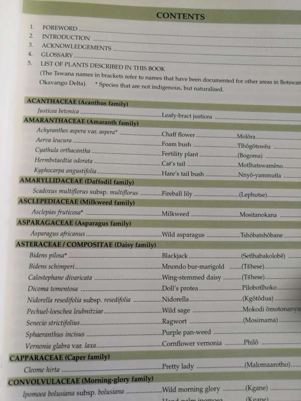 SHELL FIELD GUIDE Part II COMMON FLOWERS OF  OKAVANGO DELTA Medicinal & Nutritional VERONICA ROODT
