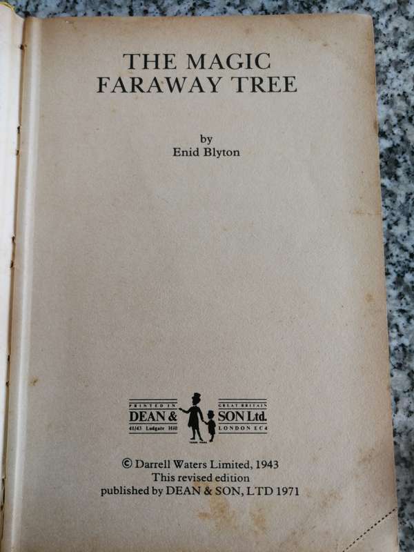ENID BLYTON THE MAGIC FARAWAY TREE ( 1971 )