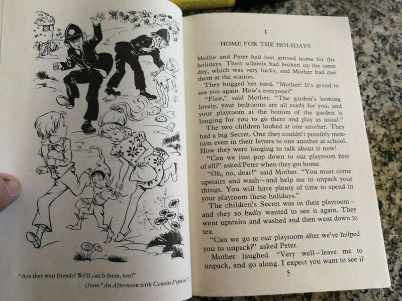 ENID BLYTON THE WASHING CHAIR AGAIN ( 1972 )