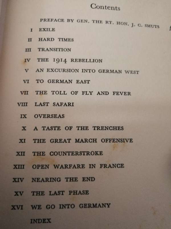 THE DENEYS REITZ TREKKING ON  with Preface by Rt. Hon. J C SMUTS