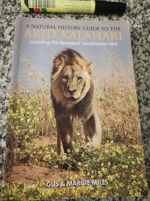 ARID KALAHARI A NATURAL HISTORY GUIDE Incl. Kgalagadi Transformation Park MILLS (  wildlife )