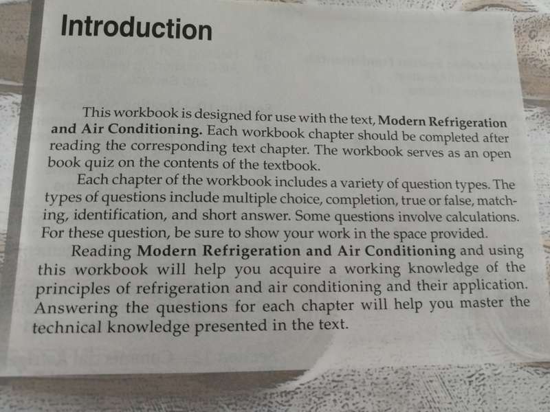 MODERN REFRIDGERATION & AIRCONDITIONING A F BRACCIANO & others 19th Edition