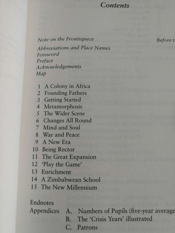 A SCHOOL IN AFRICA PETERHOUSE Education in Rhodesia & Zimbabwe 1955-2005 ALAN MEGAHEY