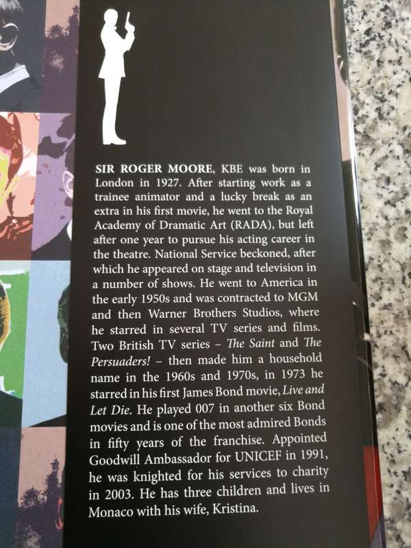 BOND ON BOND The Ultimate Book of 50 years of BOND MOVIES ROGER MOORE ( James Bond 007  )