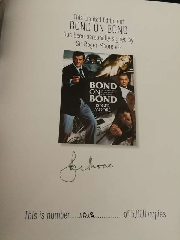 BOND ON BOND The Ultimate Book of 50 years of BOND MOVIES ROGER MOORE ( James Bond 007  )