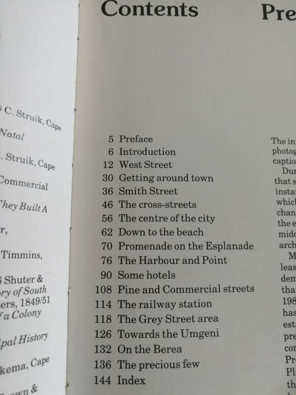 DURBAN A PICTORIAL HISTORY IAN MORRISON