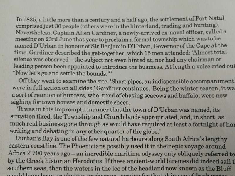 DURBAN A PICTORIAL HISTORY IAN MORRISON