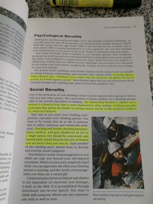 ROCK CLIMBING WILDERNESS EDUCATION ASSOCIATION TIMOTHY W KIDD JENNIFER HAZELRIGS  Mountaineering