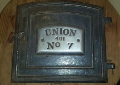 Union No. 7 coal stove door