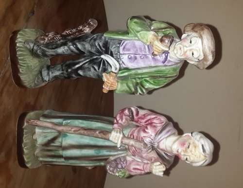 Pair of porcelain figurines