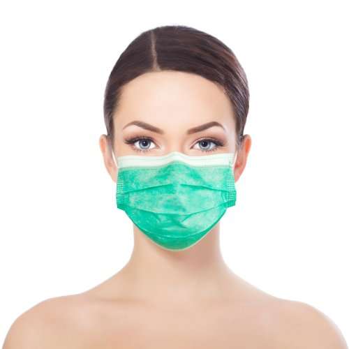 3ply Green Masks box of 50