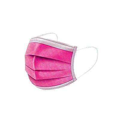 3ply Hot Pink Masks box of 50