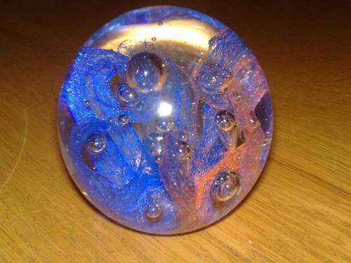 Hand blown glass balls