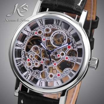 Kronen & Sohne Stylish skeleton Watch 100% original