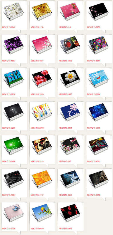 Laptop Art Decal Skin Sticker Protector For 12.1" 13.3" 14.1" 15" 15.4" Laptop