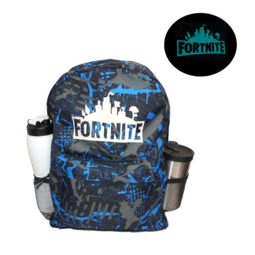 Fortnite Blue Graffiti 15.6 Backpack with glow in the dark print